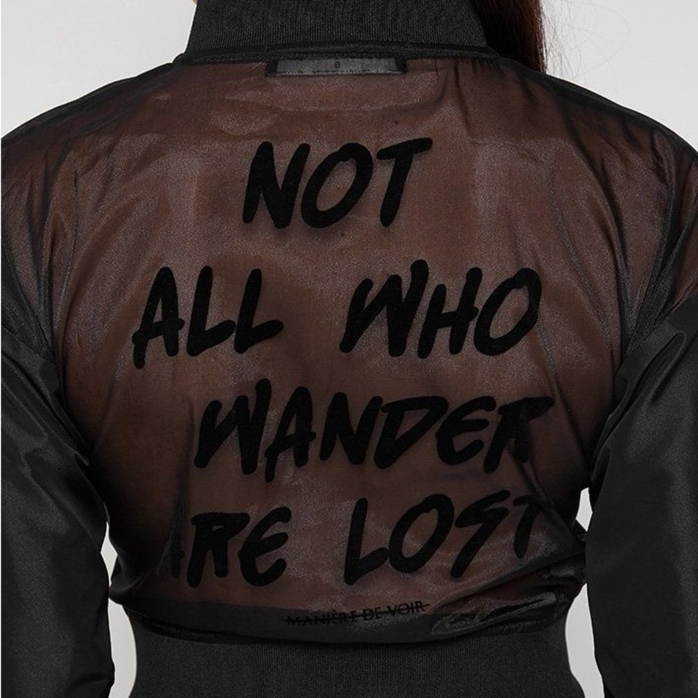 Mesh Logo Bomber Jacket